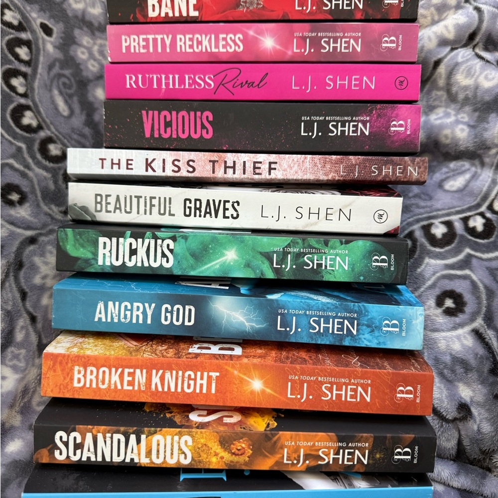 L.J. Shen Book Collection